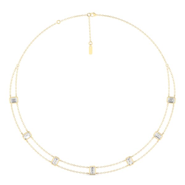 Duo Bezel Necklace