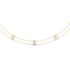 Duo Bezel Necklace - Image 3