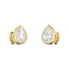 Pear Diamond Bezel Set Studs - Image 7