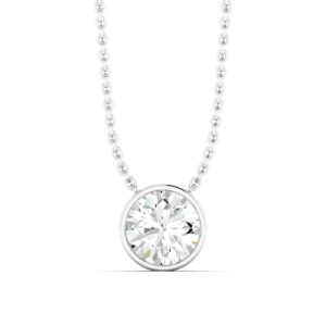Round Bezel Necklace