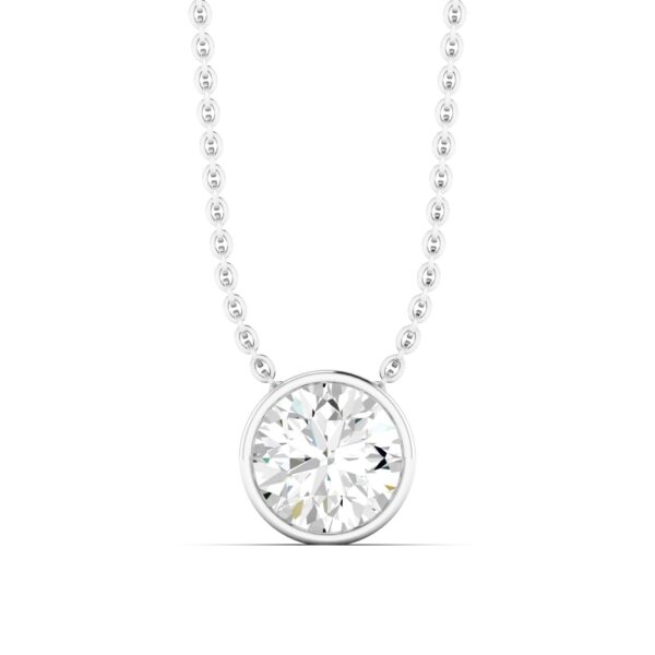 Round Bezel Necklace