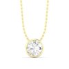 Round Bezel Necklace - Image 4