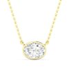 Oval Bezel Necklace - Image 4