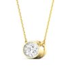 Oval Bezel Necklace - Image 5
