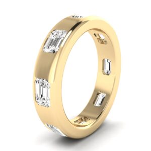 Emerald Gypsy Set Ring