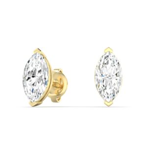 Marquise Diamond Stud Earrings
